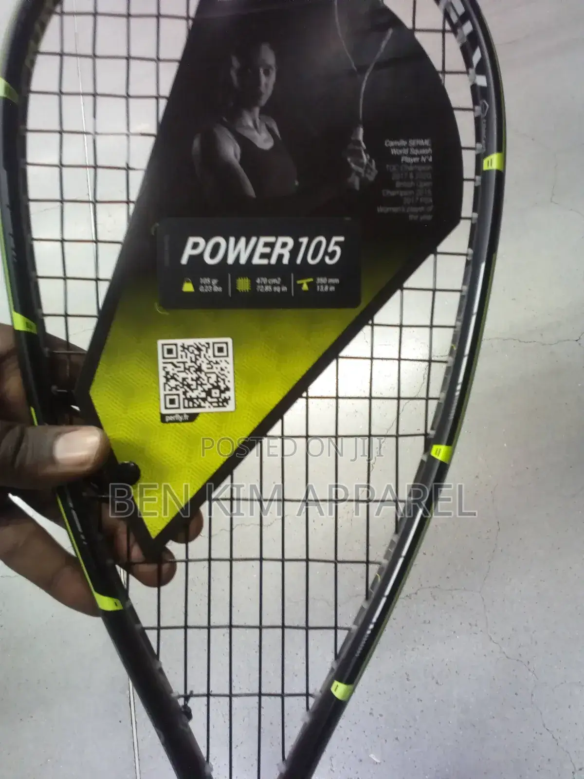 Pro Squash Racket 105gms World No 5 Player.
