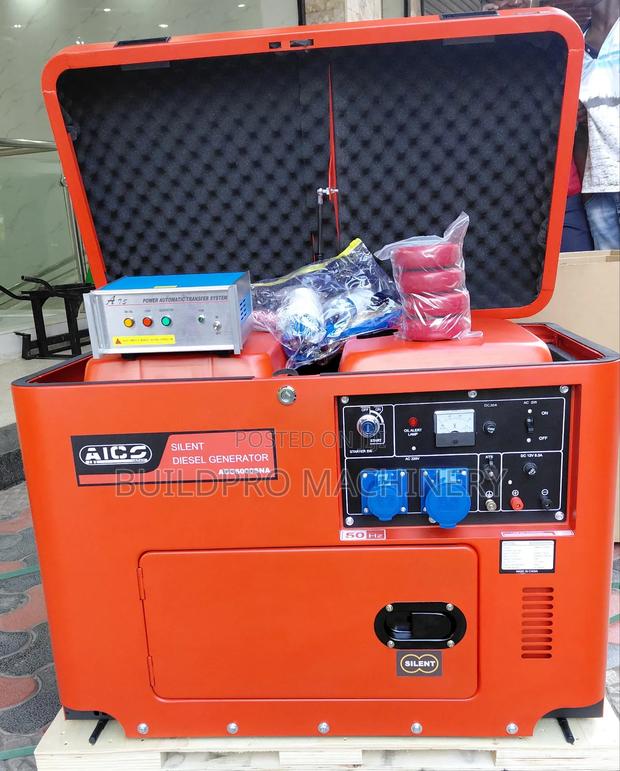Adg8000sna 8.5kva Single Phase Silent Diesel Generator With Ats Switch - thumbnail 6