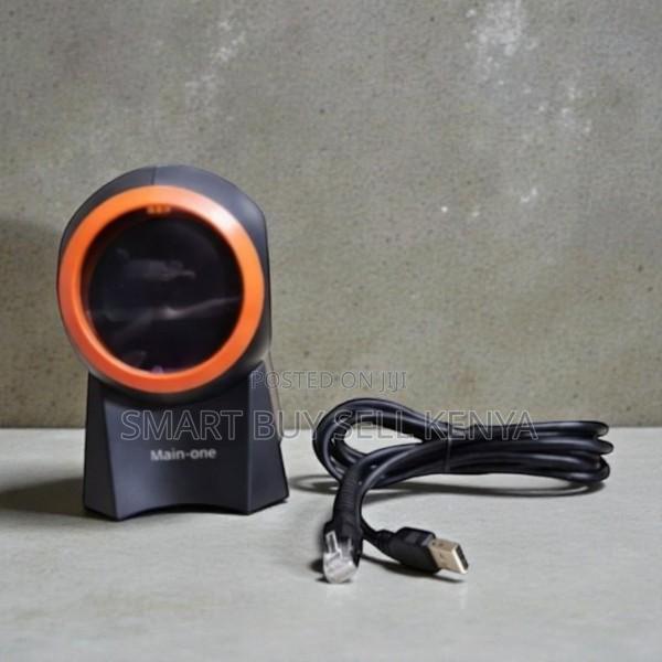 Omnidirectional 1d 2d Table Mount Barcode Scanner Hands-Free - main view