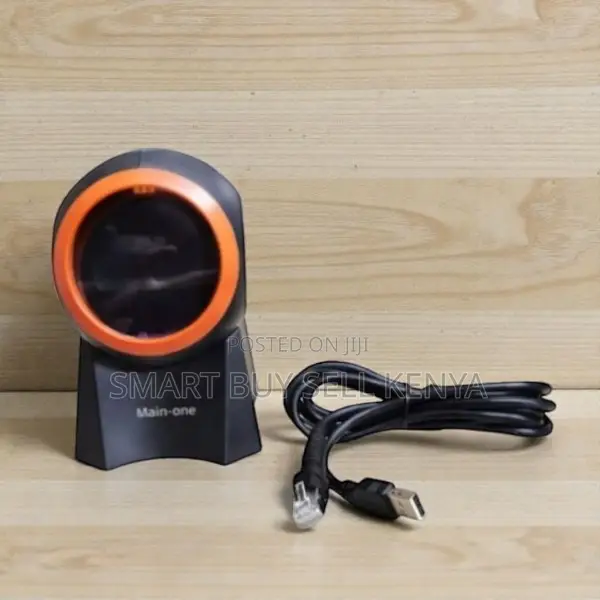 Space Efficient 1d 2d Desktop Barcode Scanner Fast Scanning