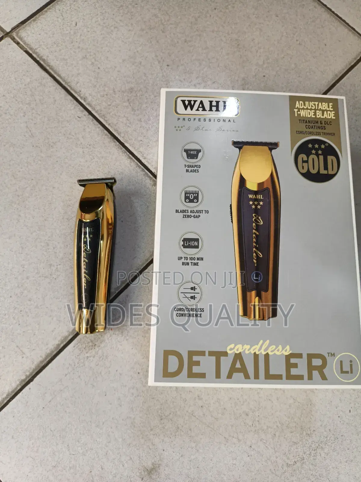 Wahl 5-Star Gold Cordless Detailer Li Trimmer.