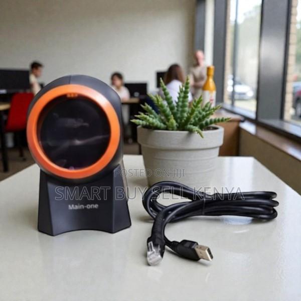 Efficient and Convenient 1d 2d Desktop Barcode Scanner Auto-Sensing