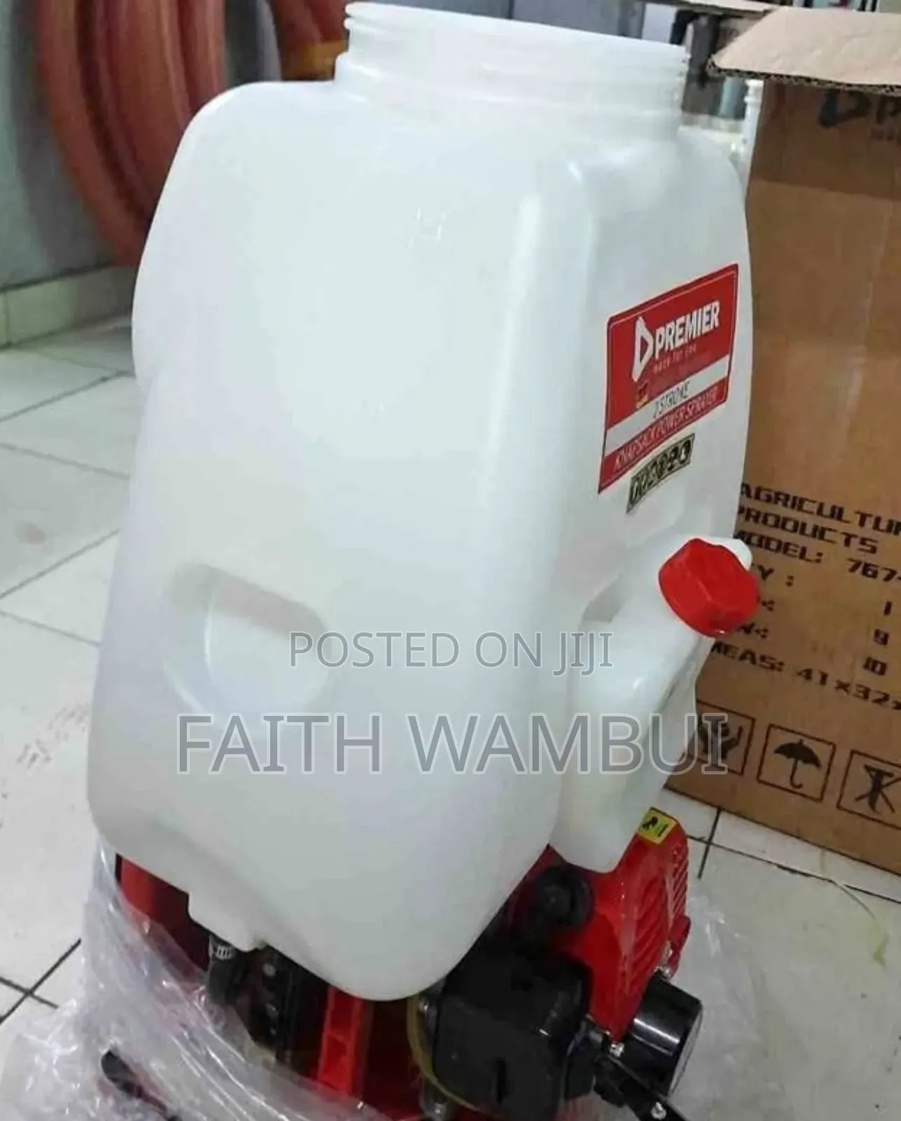 Motorised Agricultural Knapsack Sprayer/20 Litres Premier Knapsack