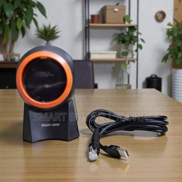 Automatic Sleep and Wake Up 1d 2d Table Mount Barcode Scanner