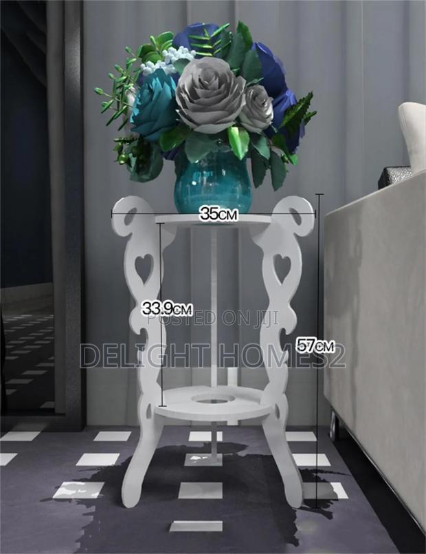 3 Legged 2 Layer White Decor Table_pa - thumbnail 3