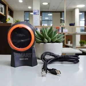 Easily Mountable 1d and 2d Desktop Barcode Scanner