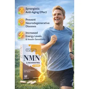 NMN With Resveratrol Capsules 1100mg 60s for Energy