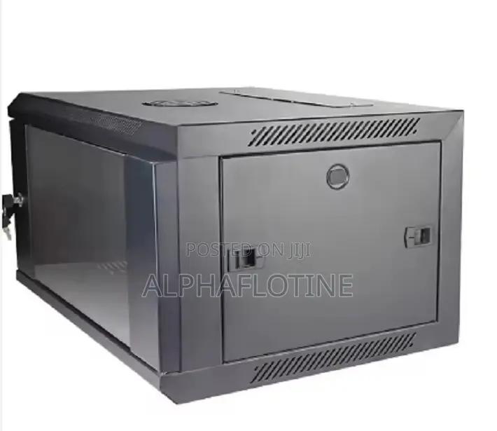 Steel-Framed Lockable Door ,6u Wall Mount Cabinet 530x400x300