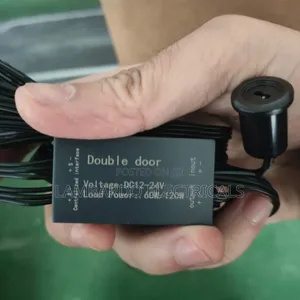 Led Sensor Smart Door Double (12v Dc) (24v Dc), Plastic, Black