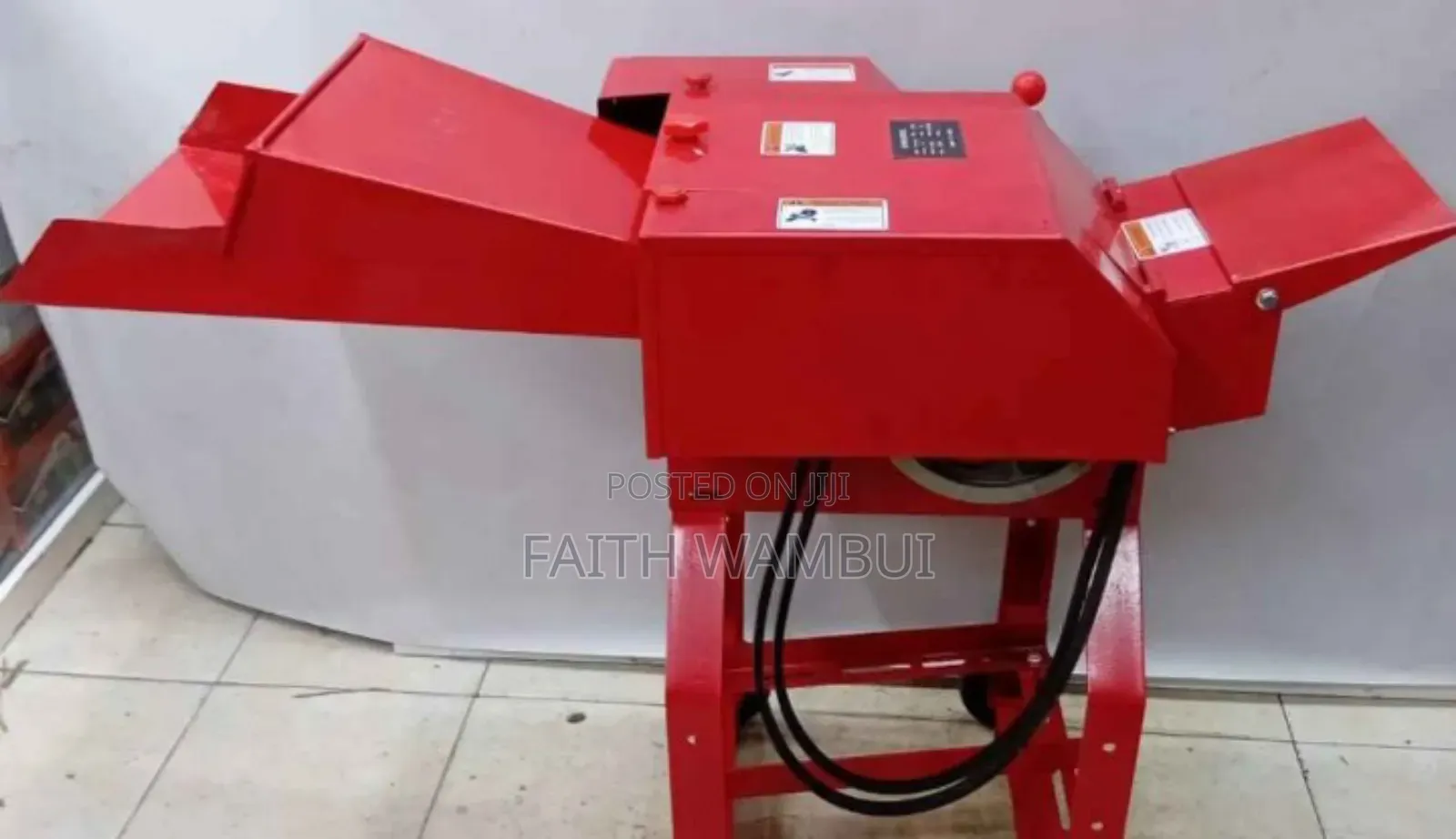 Heavy Duty Chaff Cutter Machine 900r/Min Rotation Speed 1000kg/H
