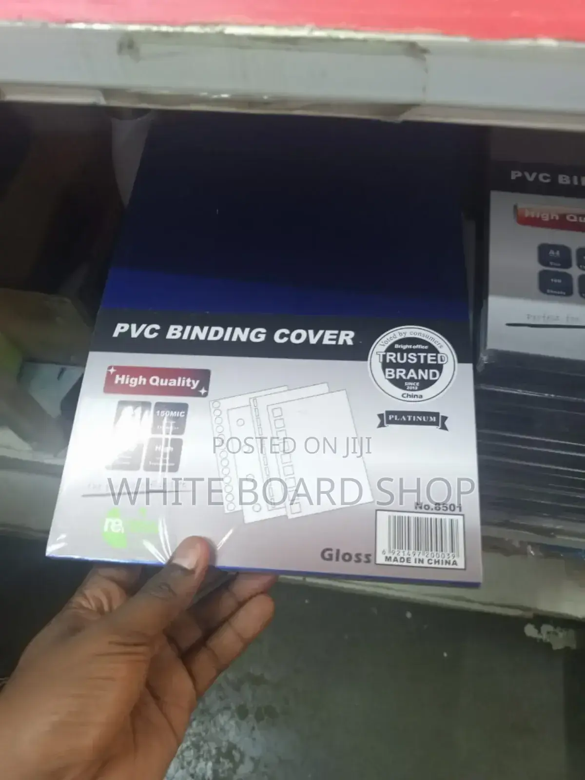 New PVC Binding Cover Ream- Blue