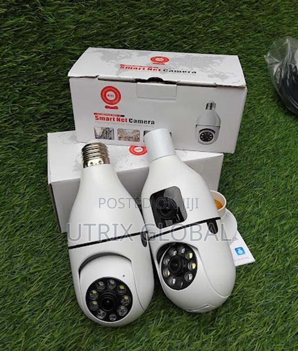 Smart Wifi Bulb Camera Pan Tilt Zoom Hd Night Vision