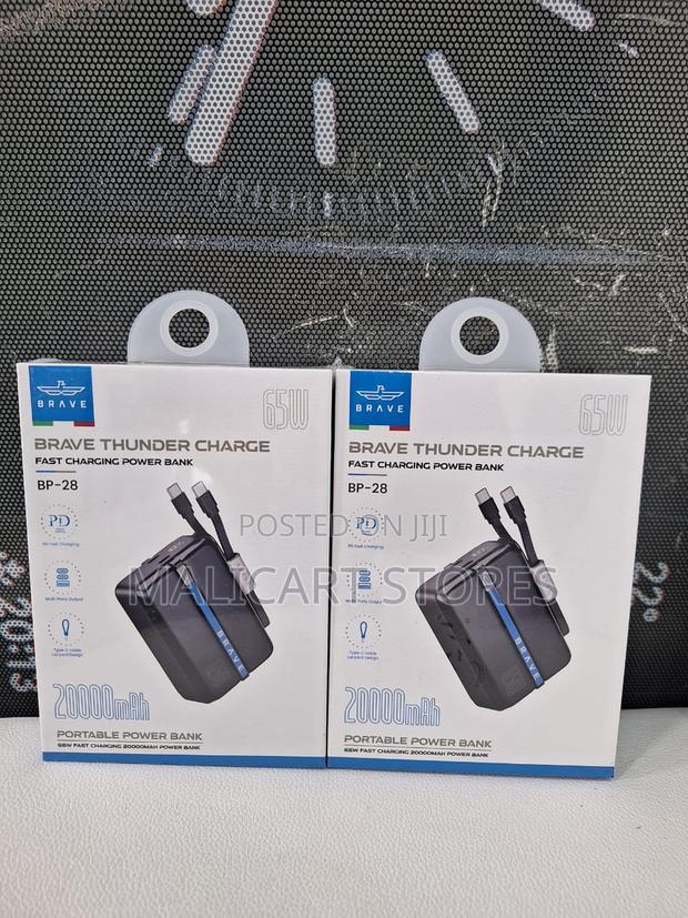 Brave Thunder Charge Power Bank 20000mah 65w