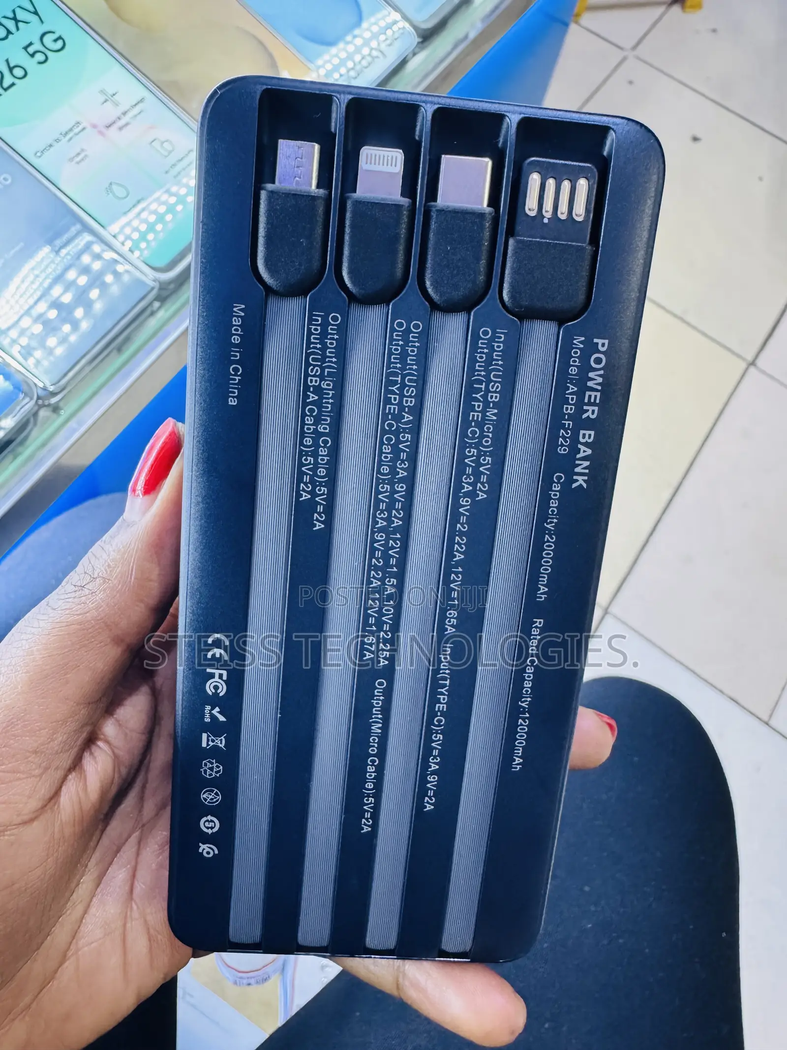 22.5mah Amaya Powerbank.