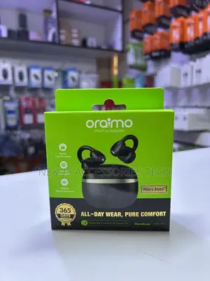 Oraimo Opensnap Opn-373 Clipon Wireless Earbuds–Open Ear Bluetooth