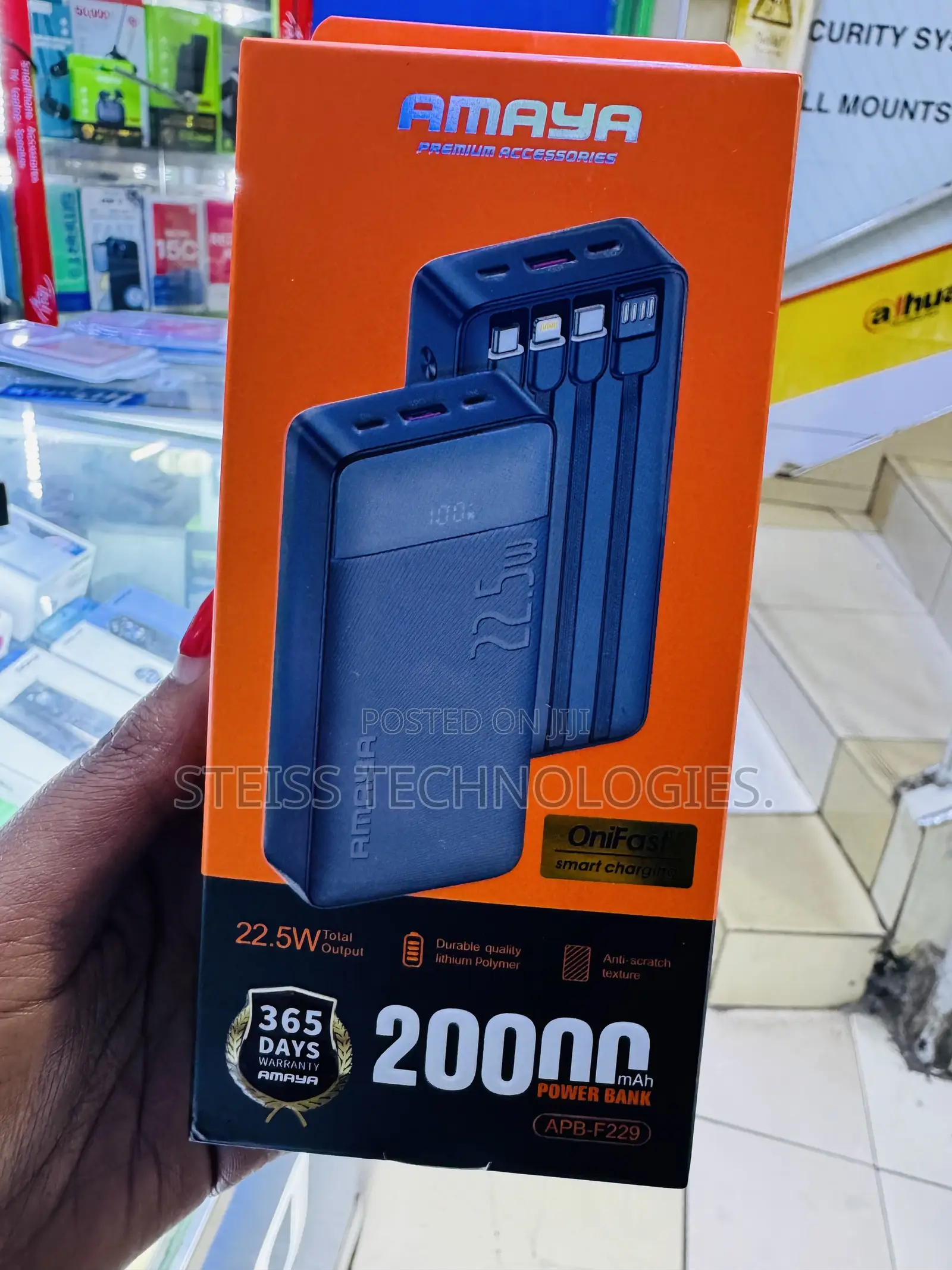 22.5mah Amaya Powerbank.