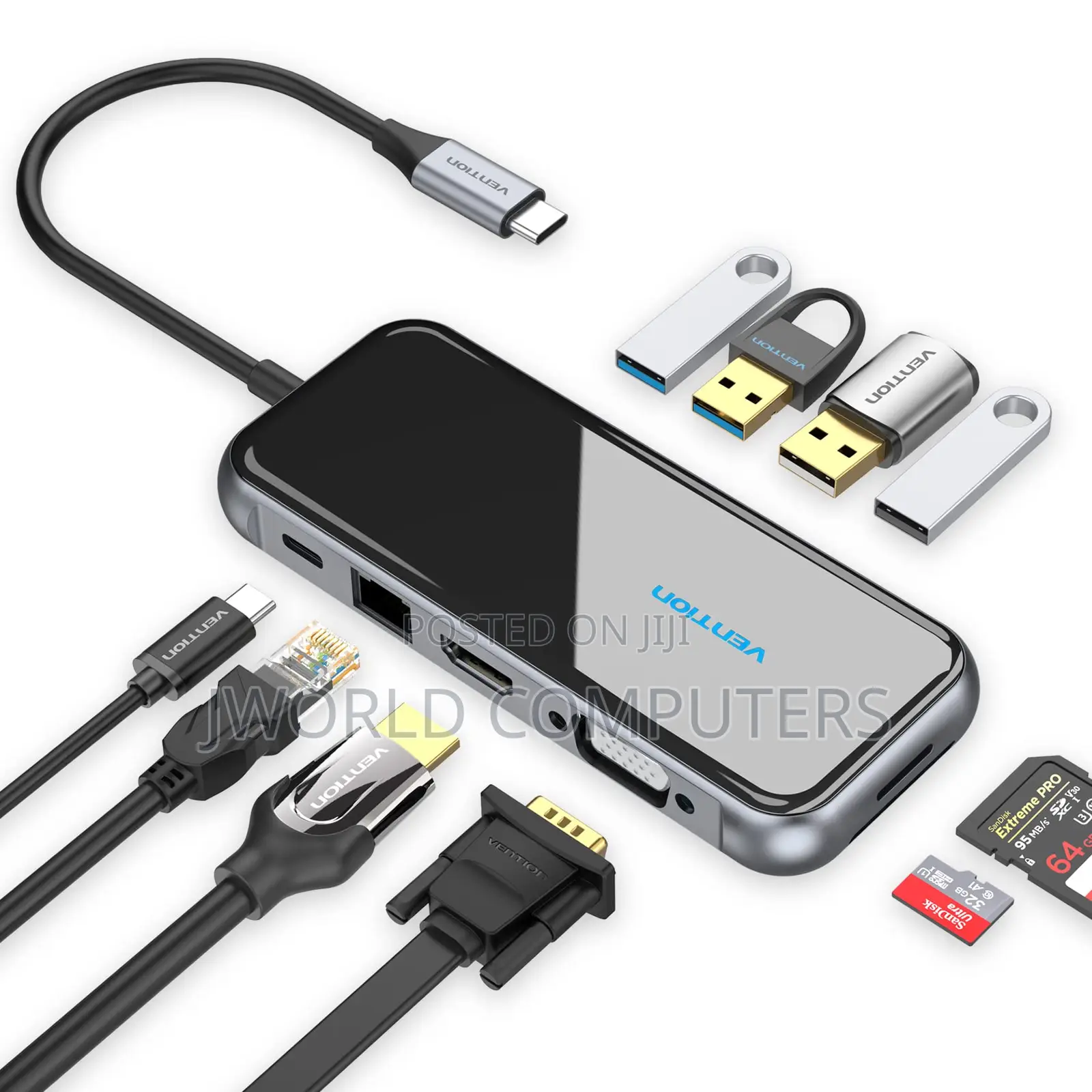 Vention Usb C Multi-Function 5 in 1 Docking Station