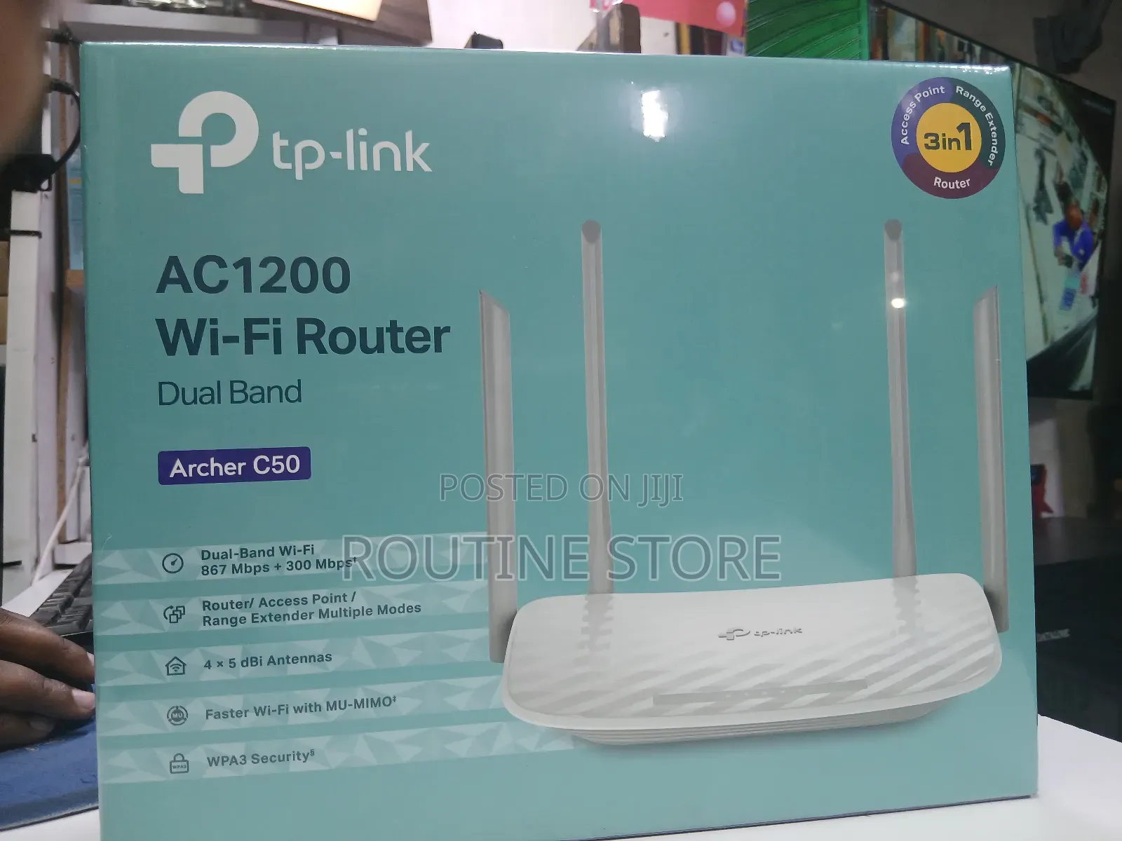 Tplink Wifi Router Dual Band Ac1200 Archer C50