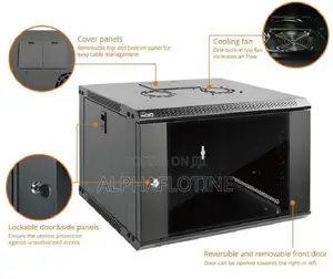 Network Rack Cabinet 6u With Lockable Front Door