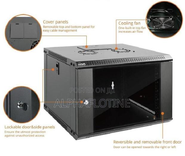 Network Rack Cabinet 6u With Lockable Front Door - main view