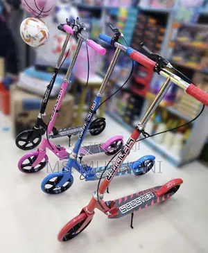 Safety Sturdy Foldable 2-Wheeled Kick Scooters Scooters With Brakes!