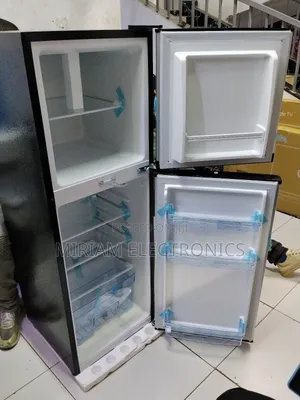 Ramtons Double Door Refrigerator 138litres Silver -(Rf/349)