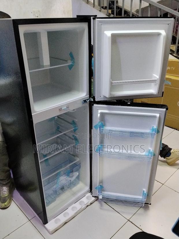 Ramtons Double Door Refrigerator 138litres Silver -(Rf/349)