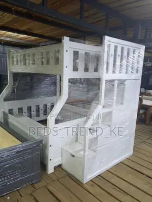 Wooden Modern Double Decker Bed