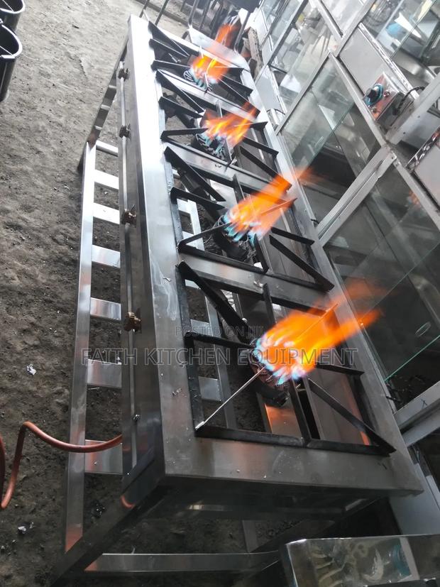 4 Burner Stainless Steel Gas Cooker - thumbnail 2