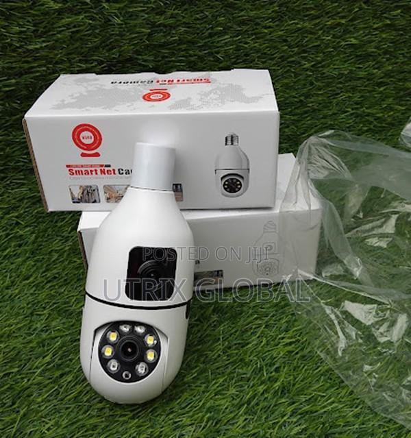 Wireless Bulb Cctv Camera 360 Rotation Night Vision