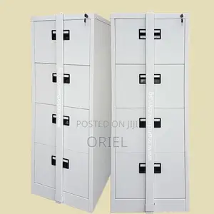 Modern Office Cabinet : 4-Drawer Filing Cabinet With Security Bar