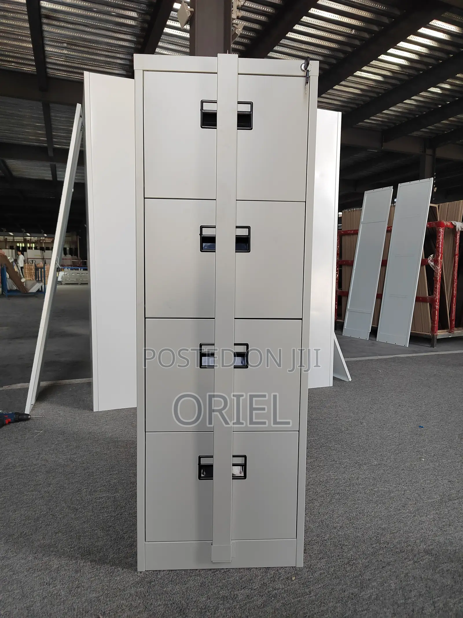 Modern Office Cabinet : 4-Drawer Filing Cabinet With Security Bar