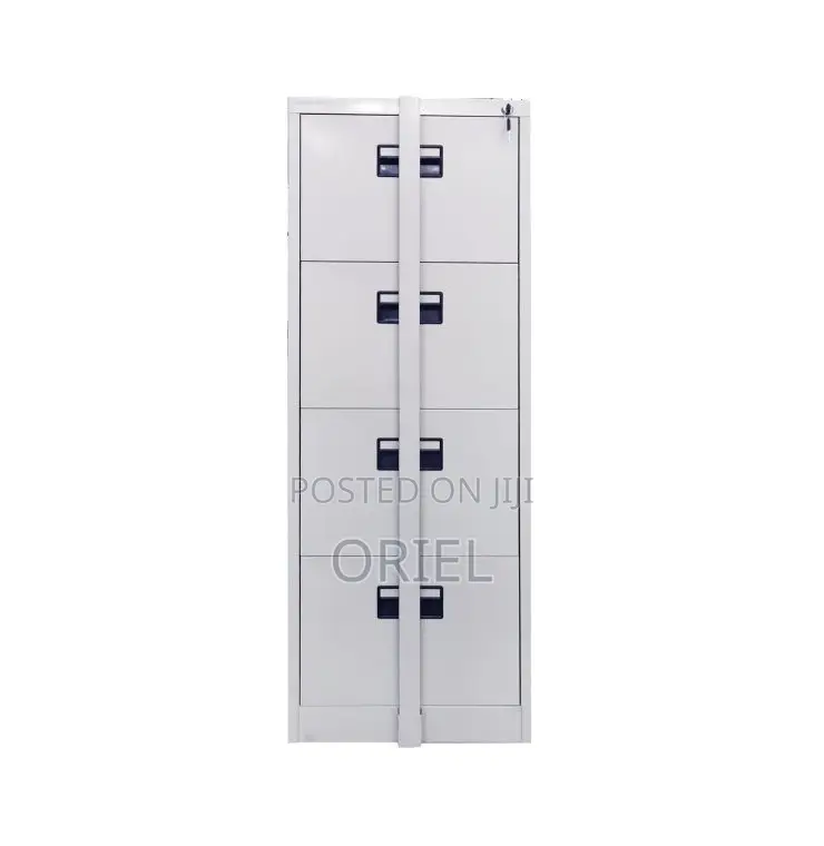 Modern Office Cabinet : 4-Drawer Filing Cabinet With Security Bar