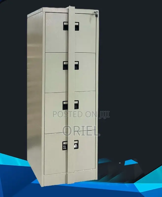 Modern Office Cabinet : 4-Drawer Filing Cabinet With Security Bar