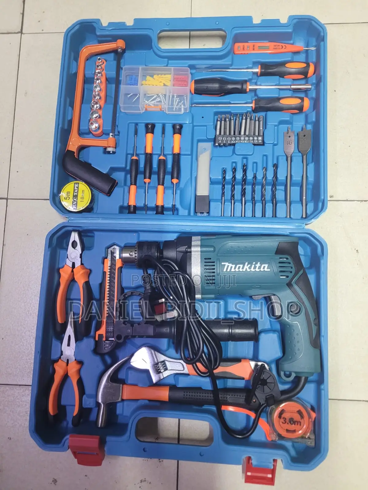 118pcs Corded Makita Drill Set