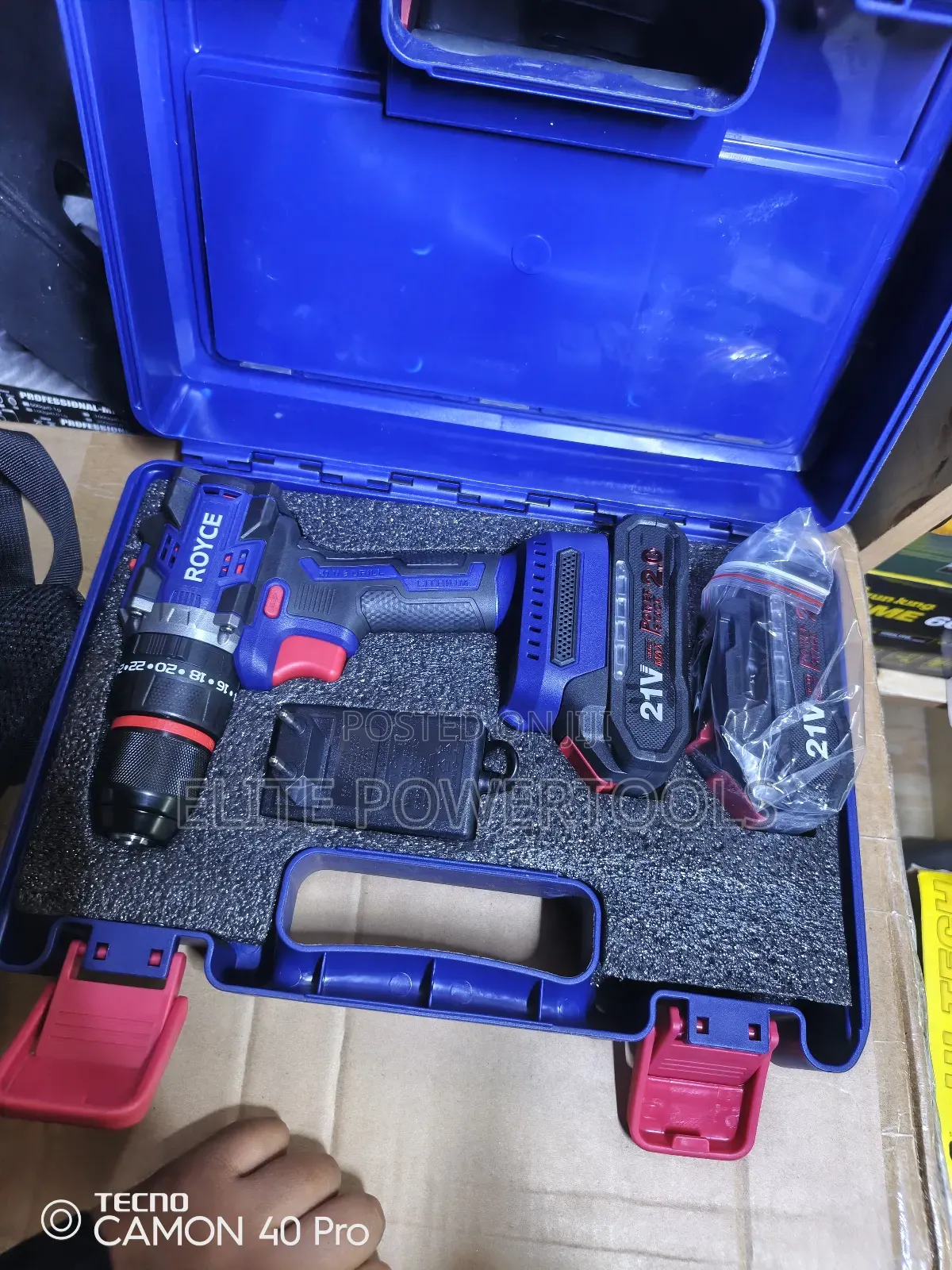 21v Royce Cordress Brushless Drill