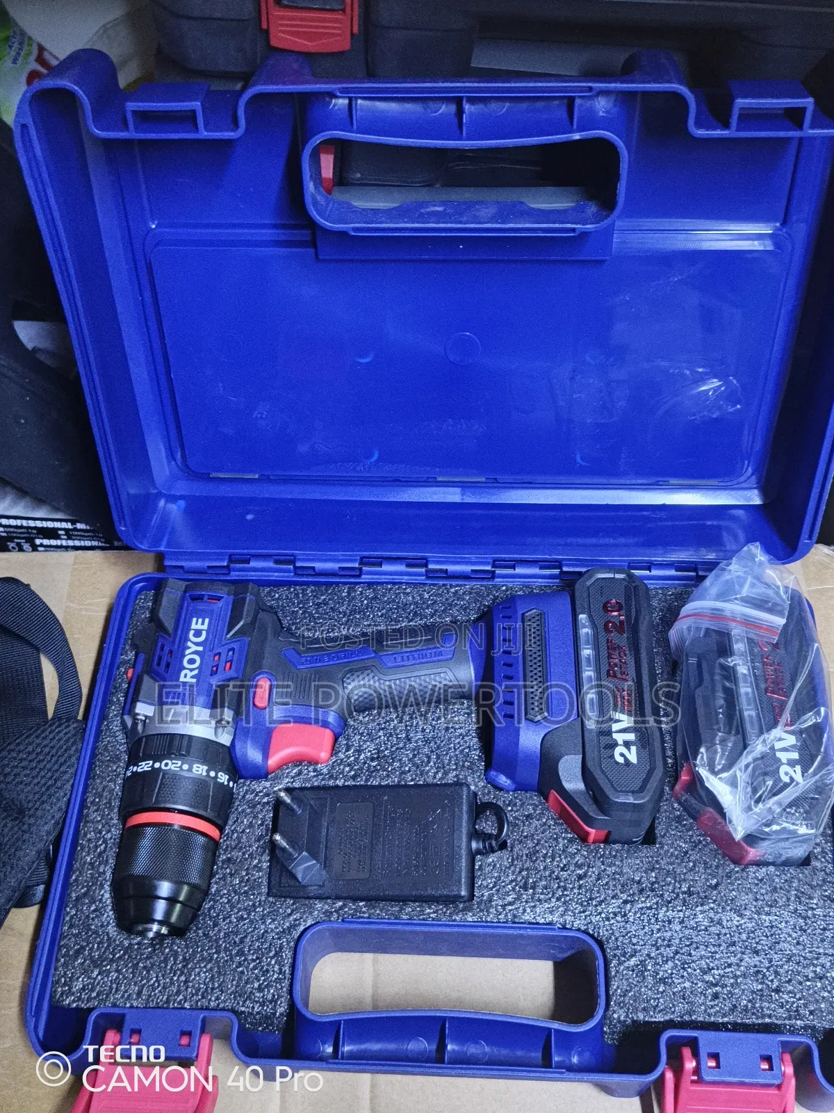 21v Royce Cordress Brushless Drill