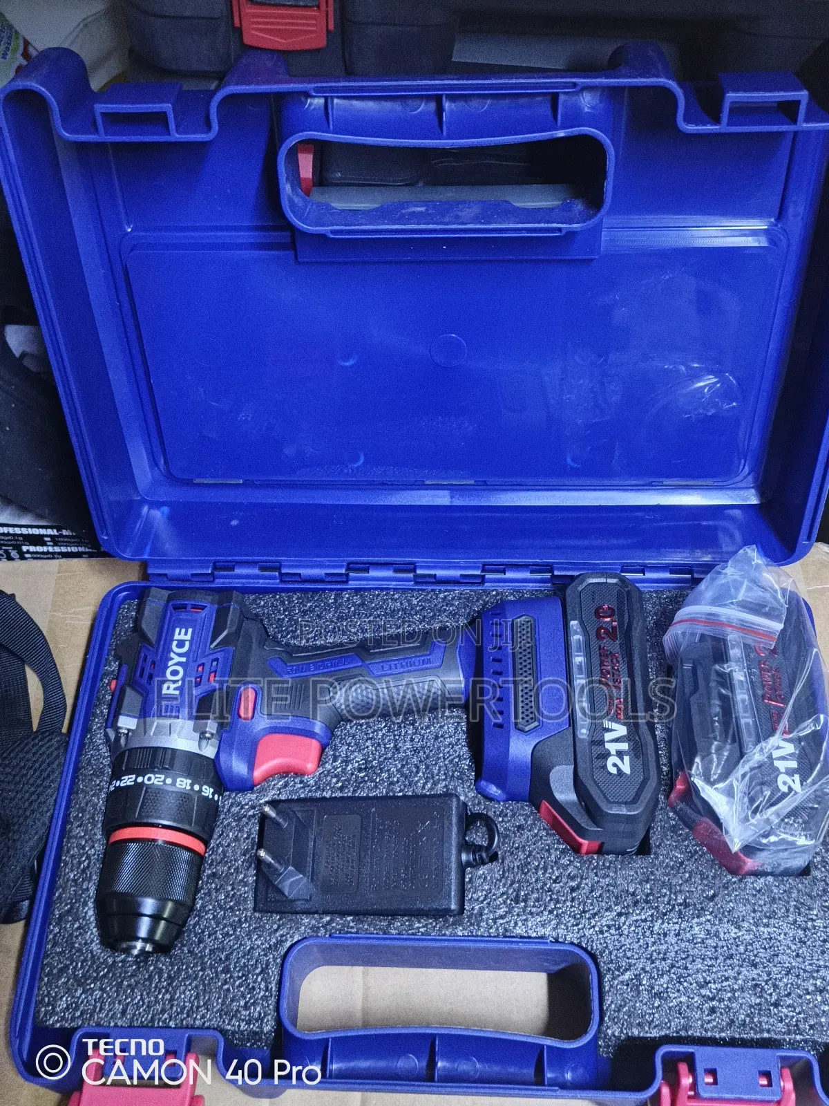 21v Royce Cordress Brushless Drill