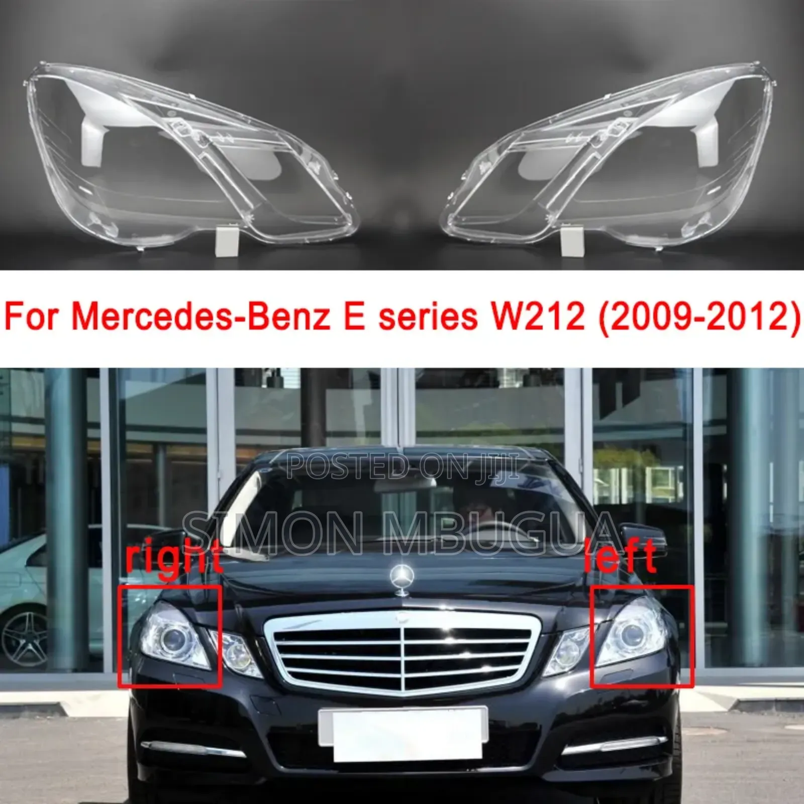 Mercedes Benz E- Series,E250 W212(2009-2012) Headlight Lens
