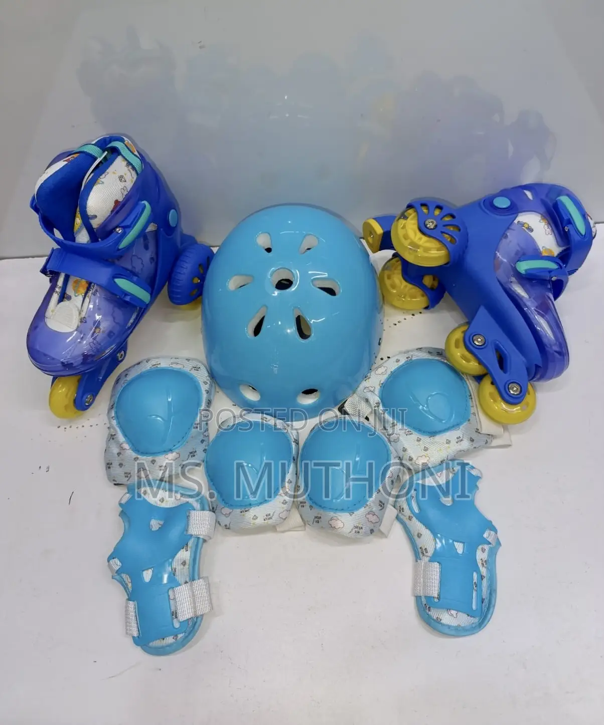 Boys  Training Roller Skate With Full Protection Set Trainer Skates