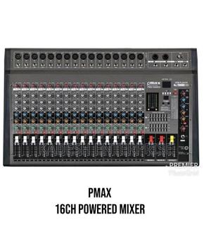 Professional Pmax 16 Channel Powered Mixer - main view