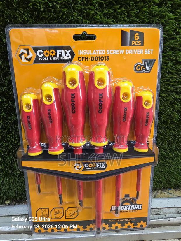 6pcs Coofix Insulated Screwdriver Set