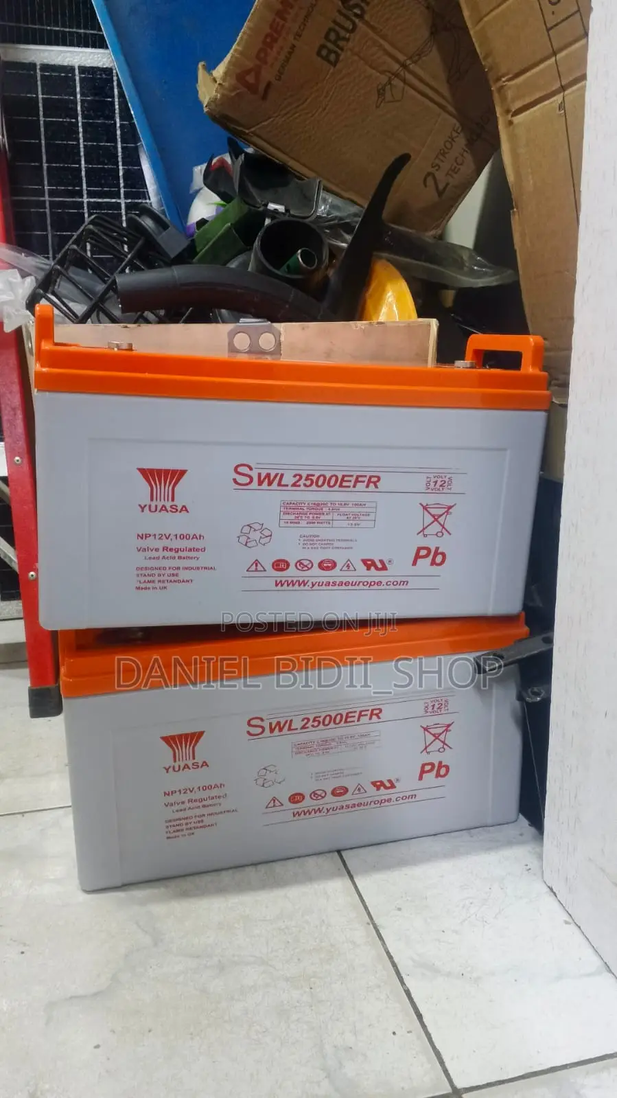 Yuasa Swl2500efr 100ah 12volts Backup Battery