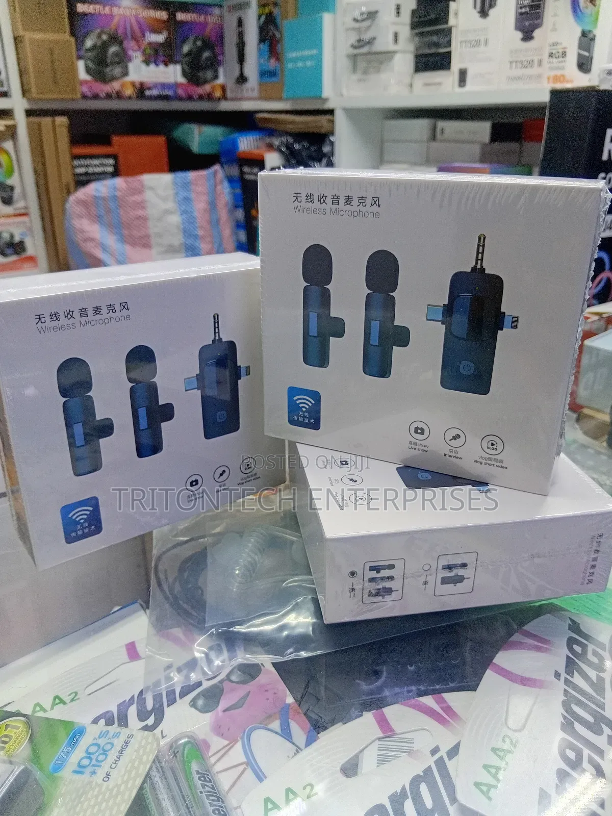  Dual Lapel Wireless Microphones