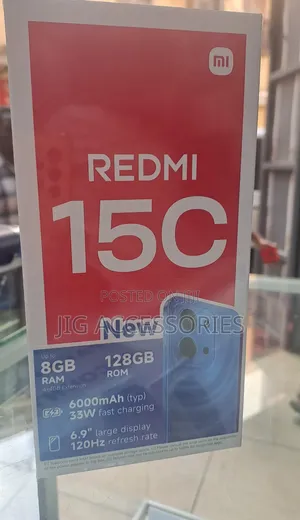 New Xiaomi Redmi 15C 4G 128 GB Red
