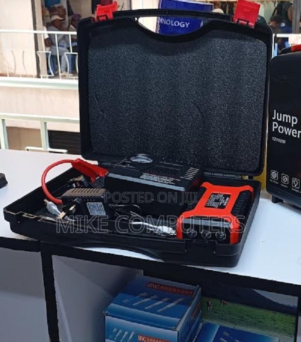 Portable Car Jump Starter Kit and Air Compressor Full Kit - main view