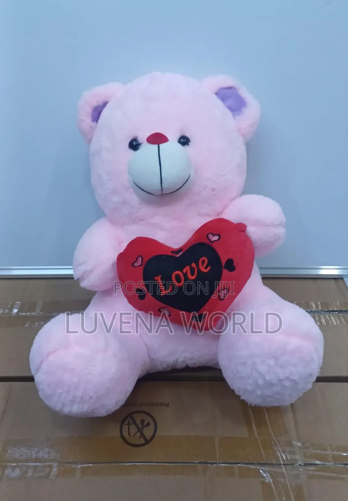 35cm Pink Teddy