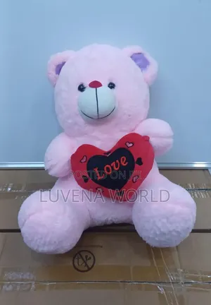 35cm Pink Teddy