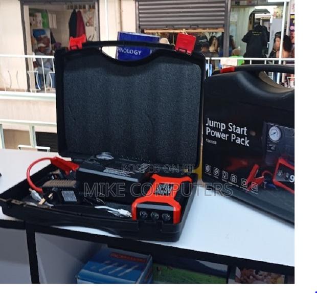 Car Jump Starter With Smart Protection, Usb Charger Inflator Pump - main view