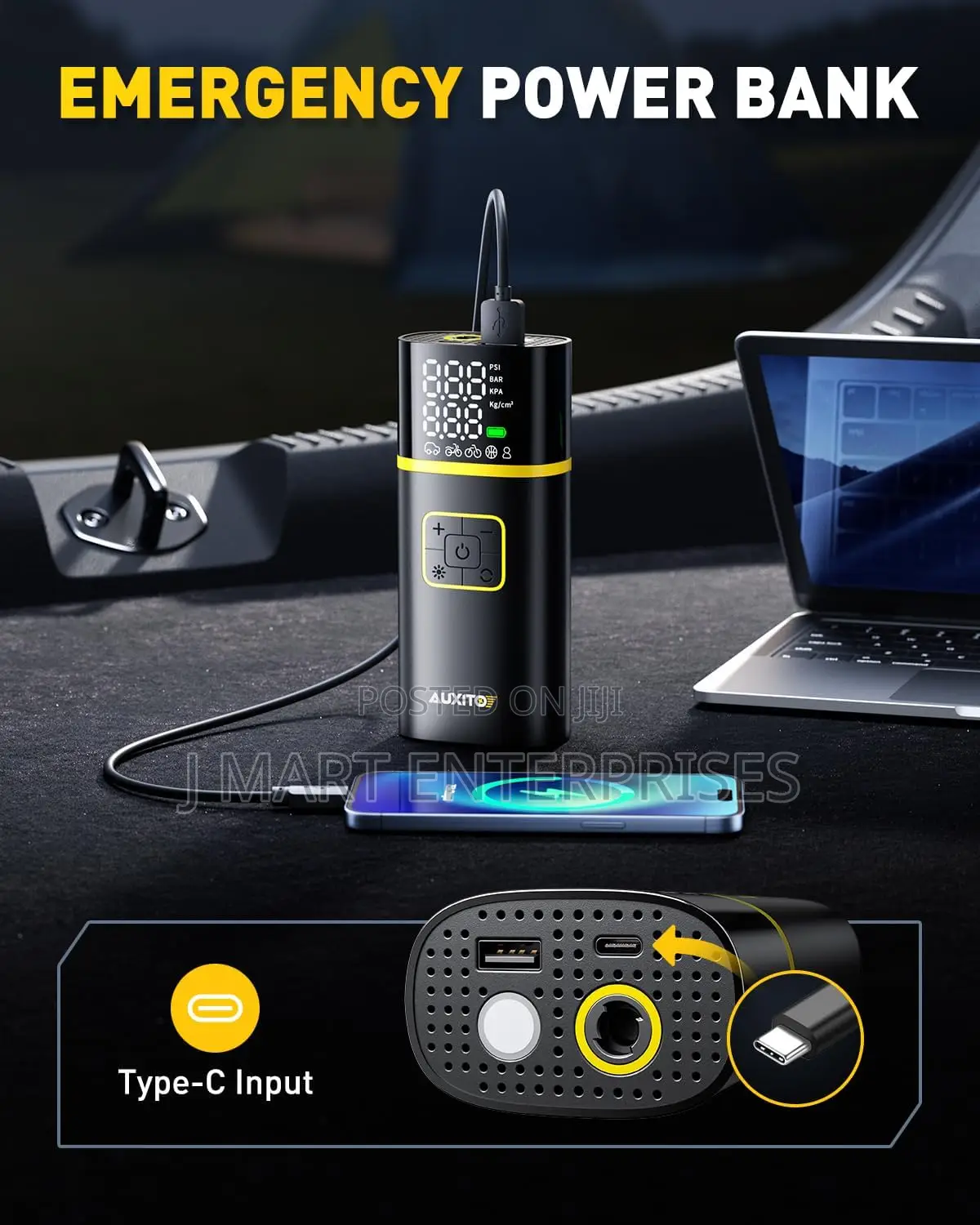 Tire Inflator Portable Air Compressor -